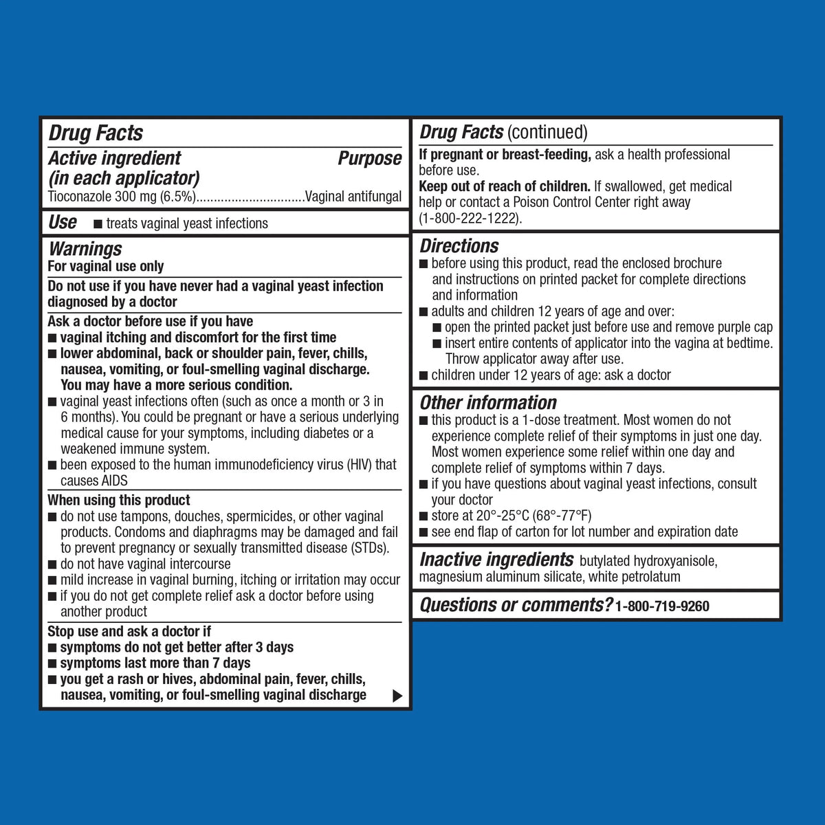 Vaginal Antifungal 4.6 Gram F83211