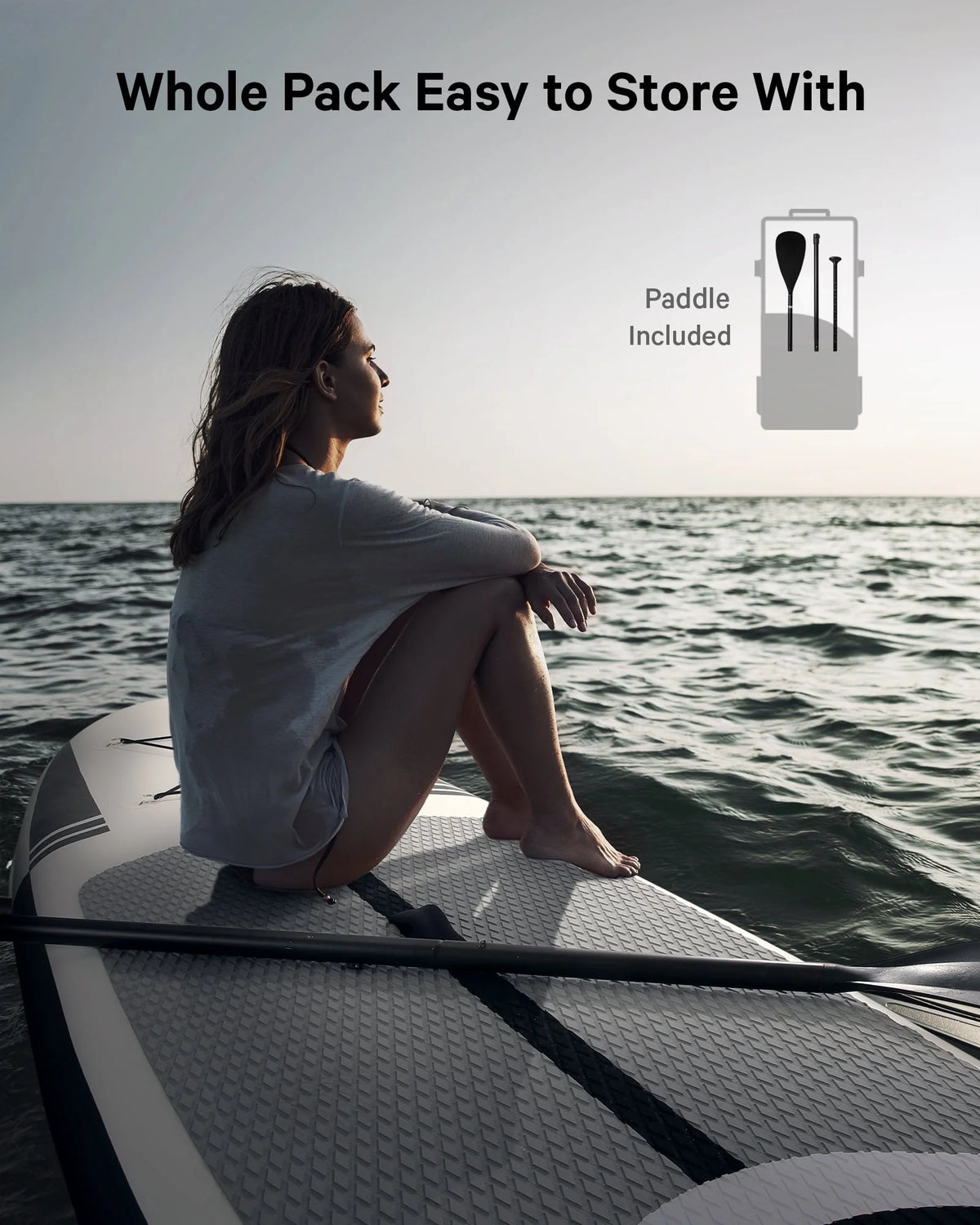 10 Ft. Inflatable Stand up Paddle Board with Backpack V200