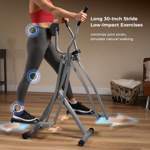 Foldable Elliptical Machine with 30-Inch Stride C44612