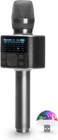 Bluetooth Karaoke Microphone with LED Screen W33202