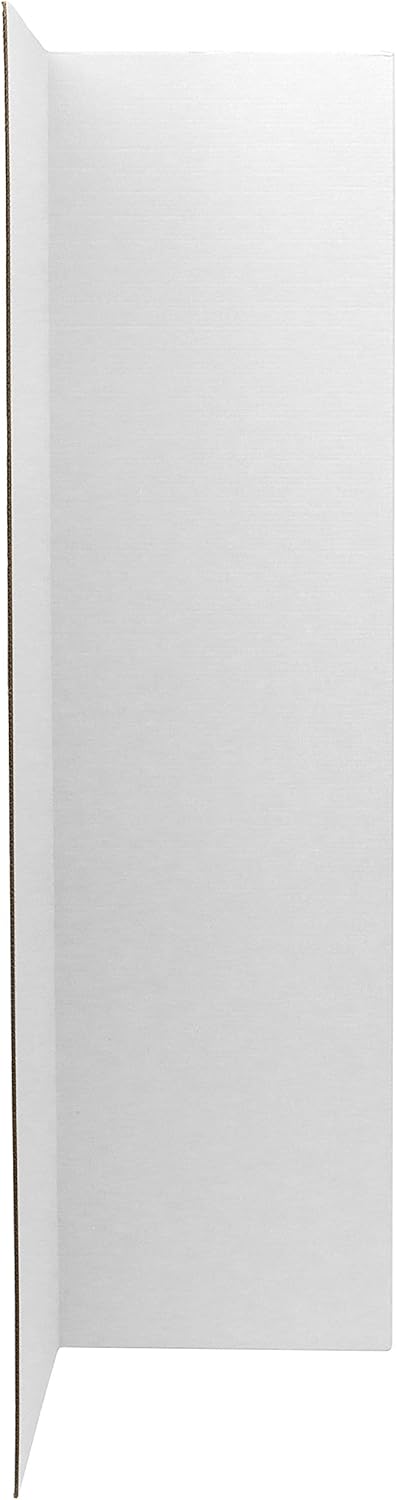 6 ft. Tall White 3 Panel Room Divider V186