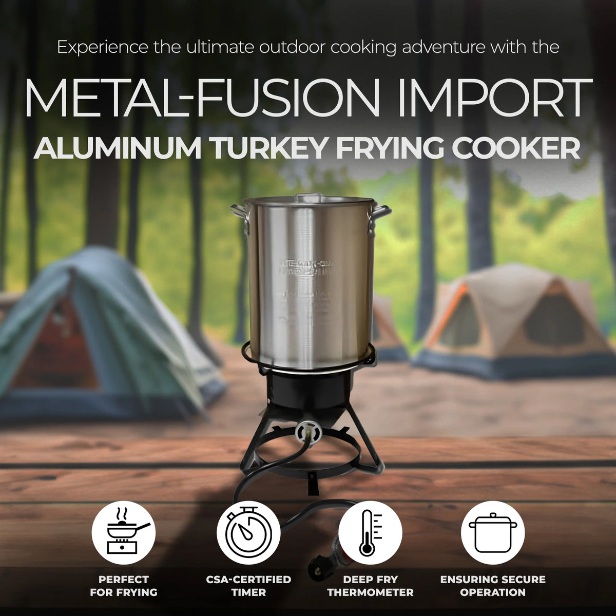 29Qt Aluminum Turkey Fryer M57082