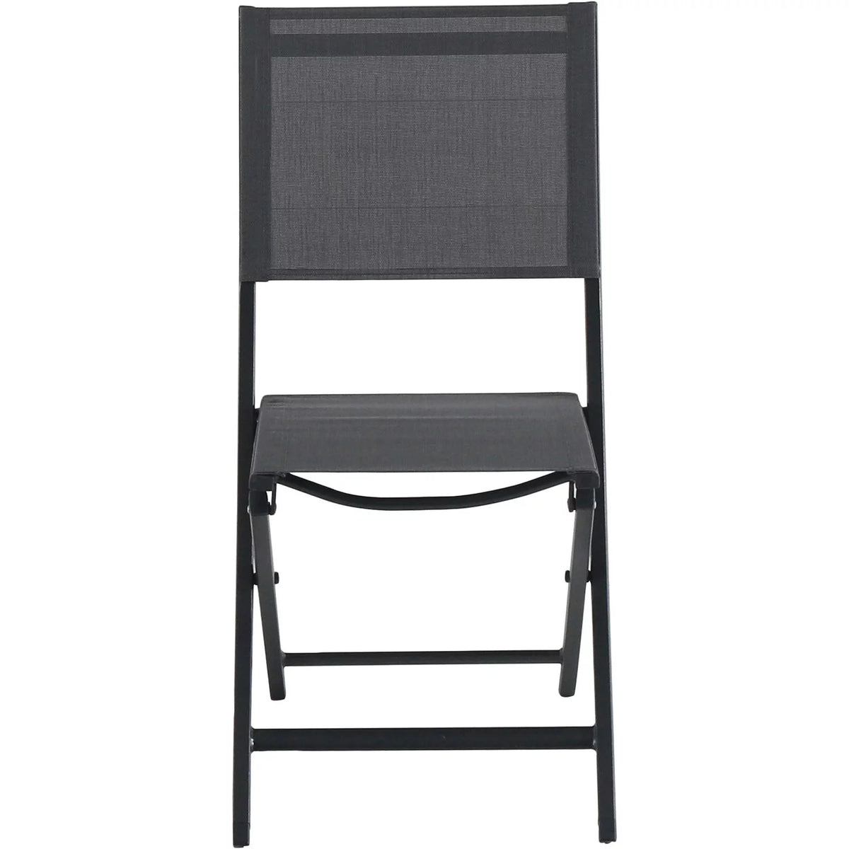 5-Piece Outdoor Dining Set with 4 Folding Chairs and Square Dining Table P34955