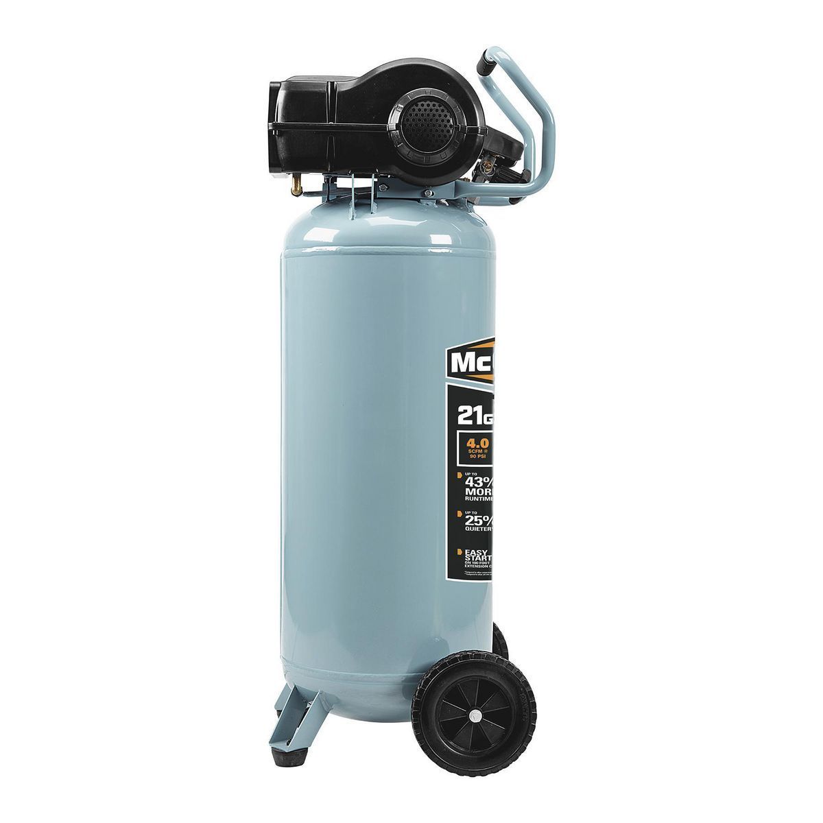 21 Gallon 175 PSI Oil-Free Vertical Air Compressor O3906