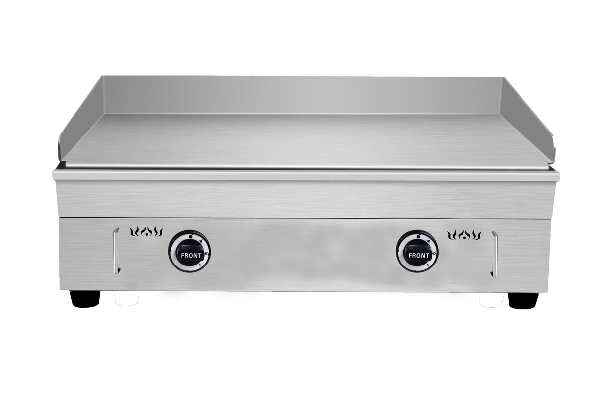 28.94" x 16.14" 2 Burner Propane Countertop Griddle Grill S41452