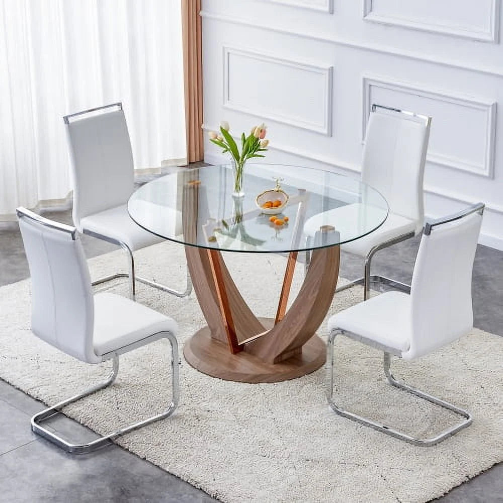 Tempered Glass Dining Table 48 Inches G91426