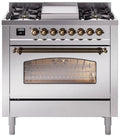 36 Dual Fuel Propane Gas Range Stainless Steel A901314