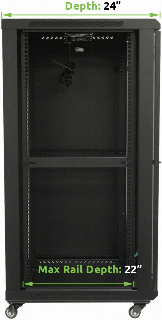 22U Wall Mount Network Server Cabinet Rack M3889