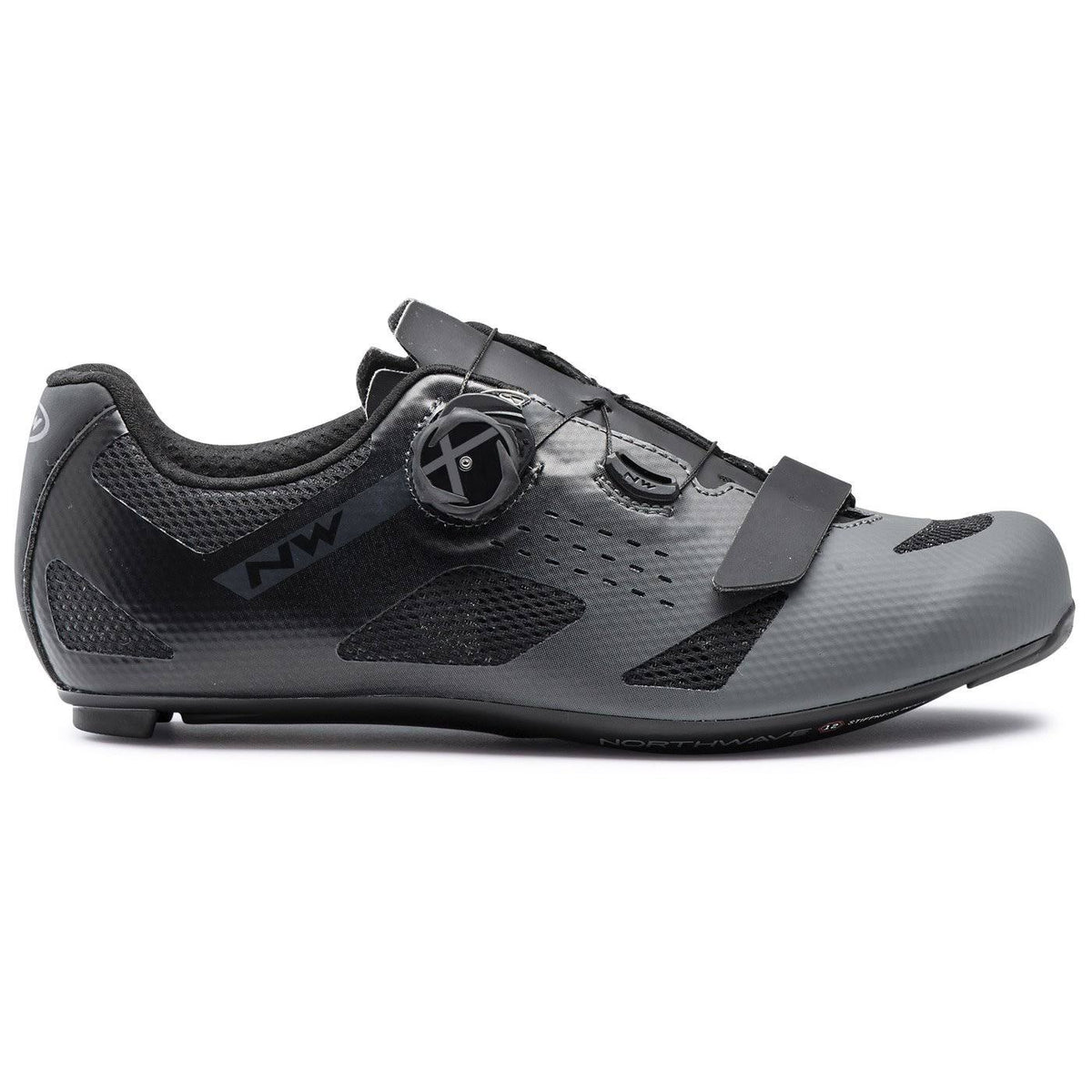 Grey Black Carbon Shoe V51062