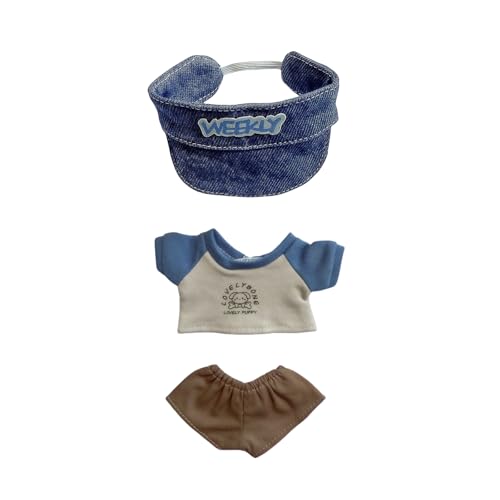 5 Pieces Casual Wear Outfit Set for 6.7inch Doll D85359
