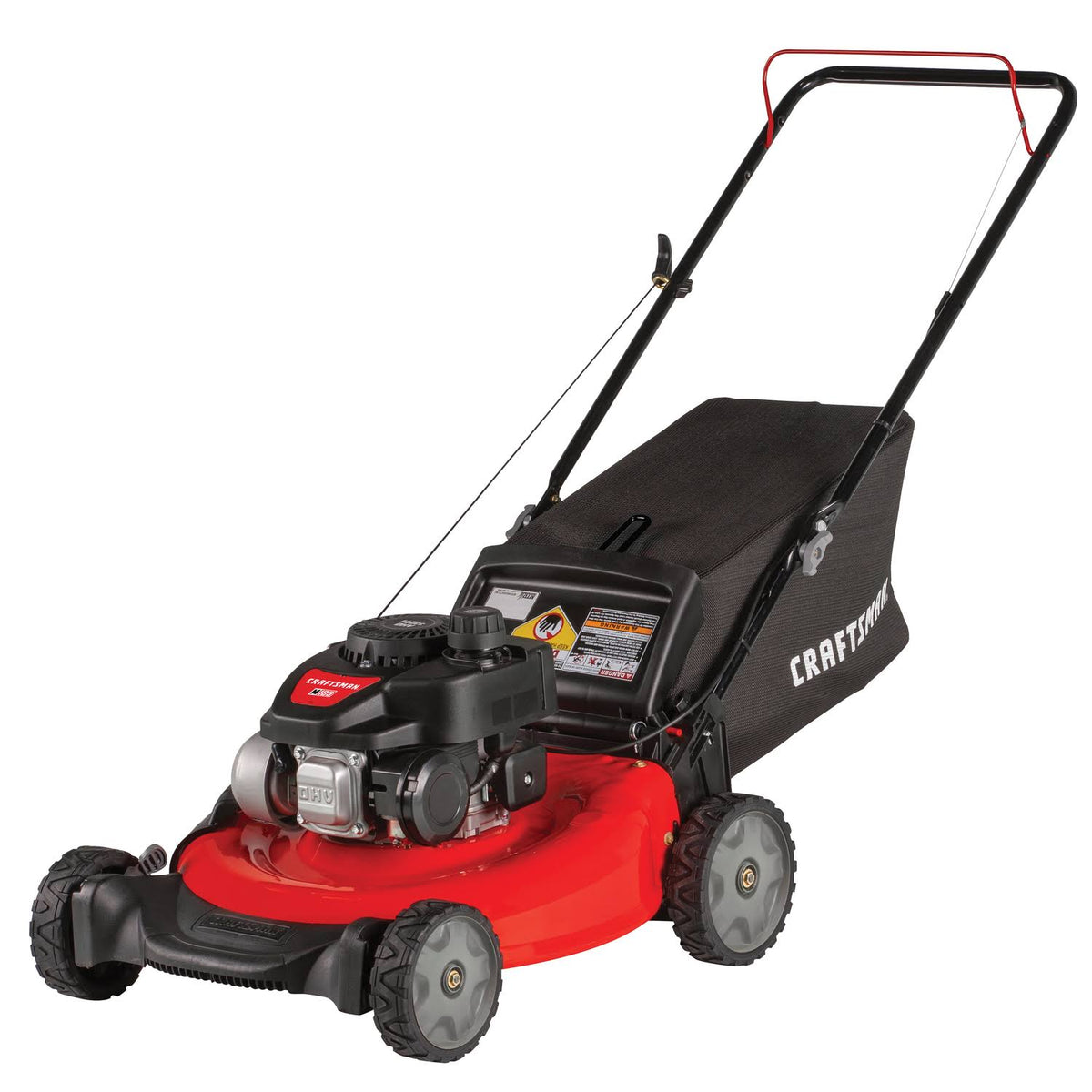 21-Inch 3-in-1 Gas Powered Push Lawn Mower with Bagger E9752