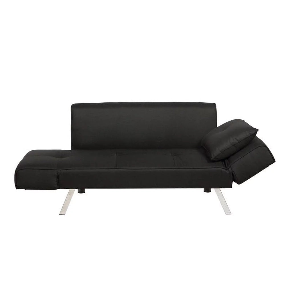 Black Convertible Sofa E106