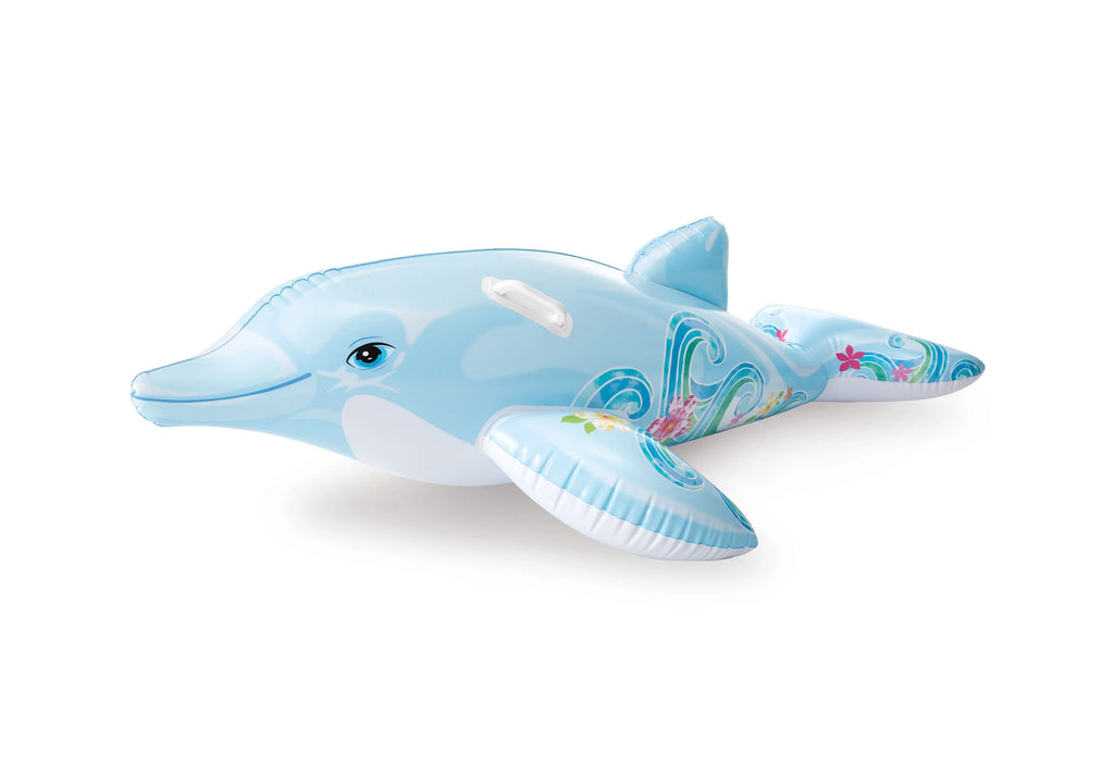 Inflatable Pool Float Ride-On with Handles Y733