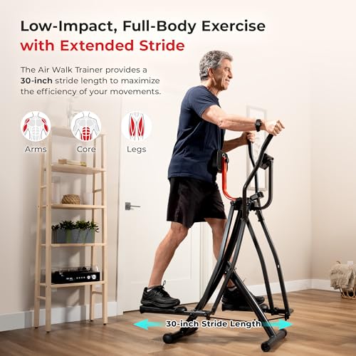 Foldable Elliptical Machine with 30-Inch Stride C44612