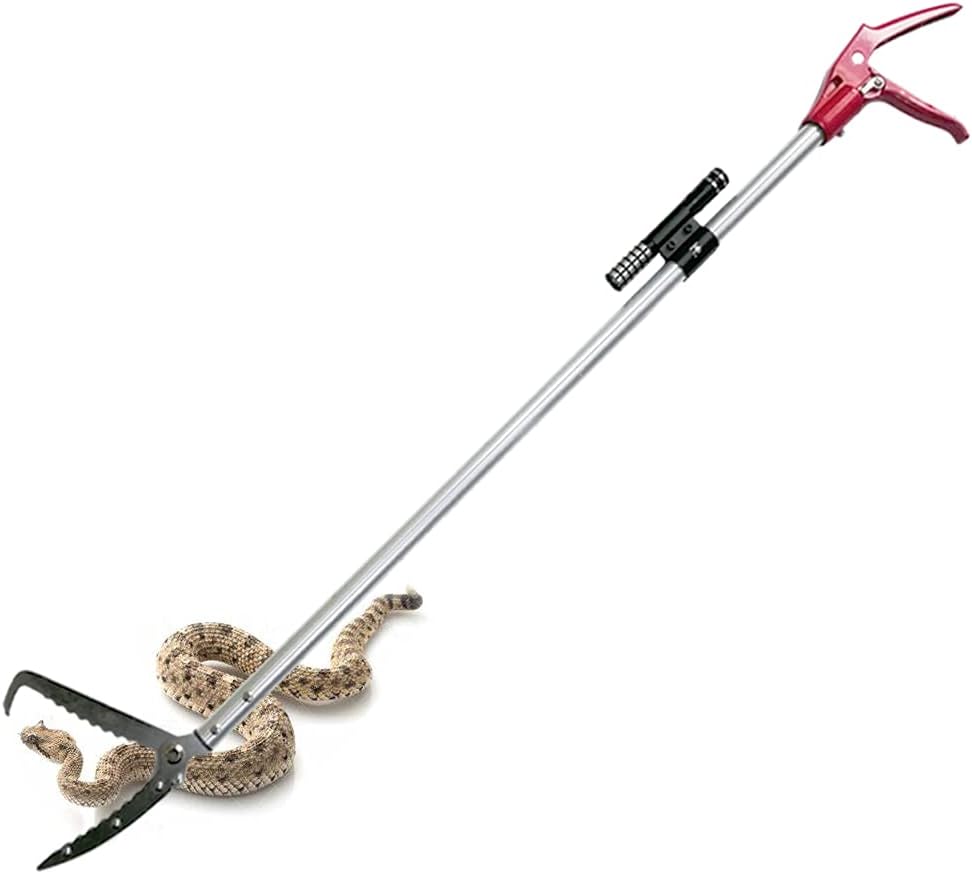60 Inch Snake Tongs Reptile Grabber Catcher Wide Jaw Handling Tool Heavy Duty Pack of 2 M224