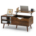 Wood Lift Top Coffee Table with Hidden Storage O827717