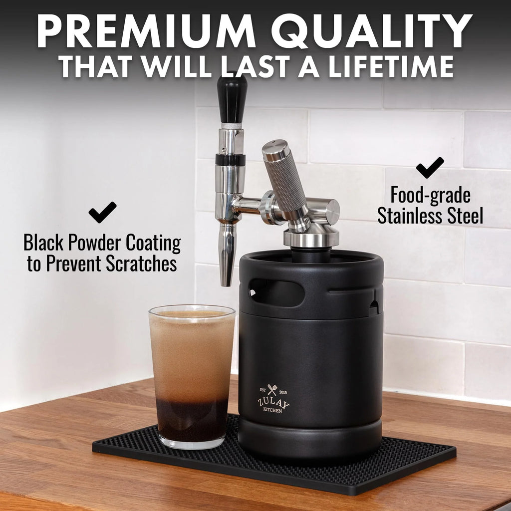 1 Gallon Cold Brew Coffee Maker with Glass Pitcher and Mesh Filter A73501