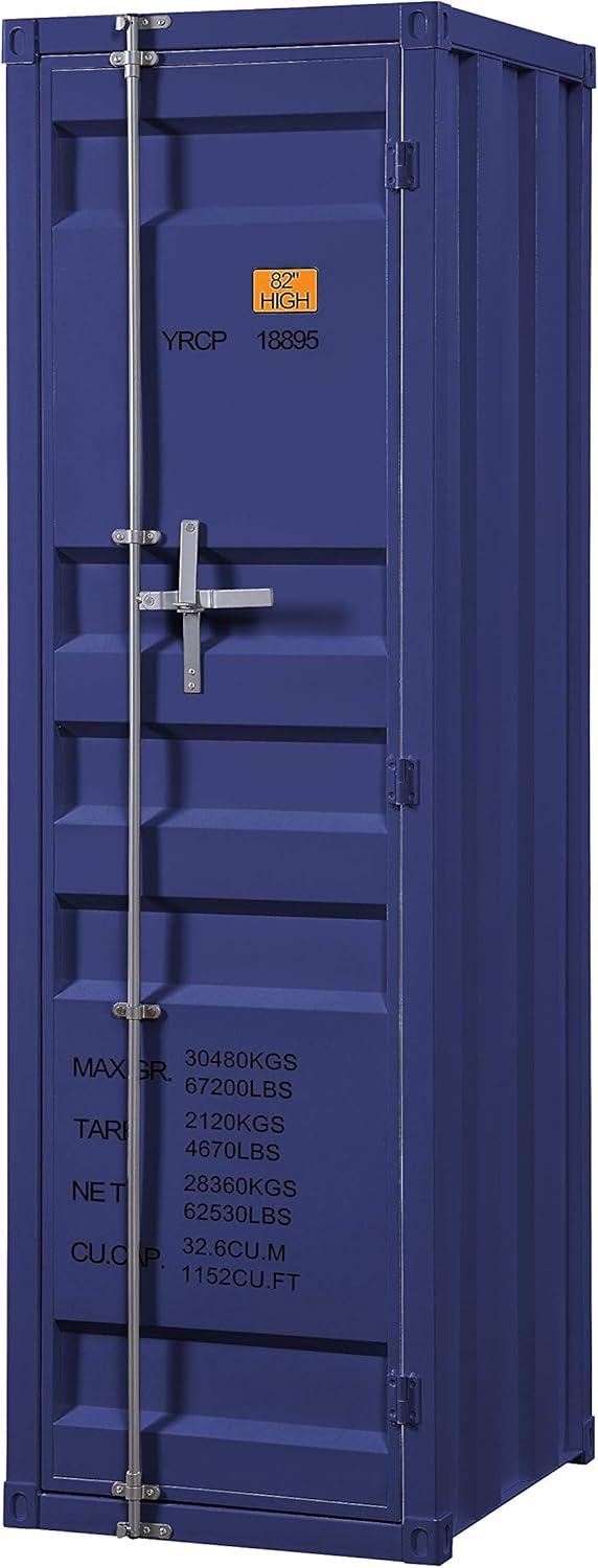 White Single Door Wardrobe P255