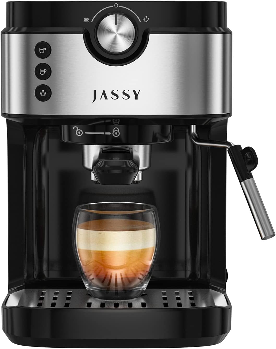 20 Bar Espresso Machine with Milk Frother (Black) E7820
