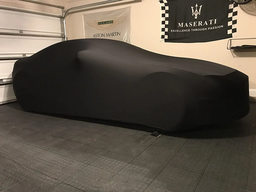 Black Satin Indoor Car Cover with Storage Bag M377957