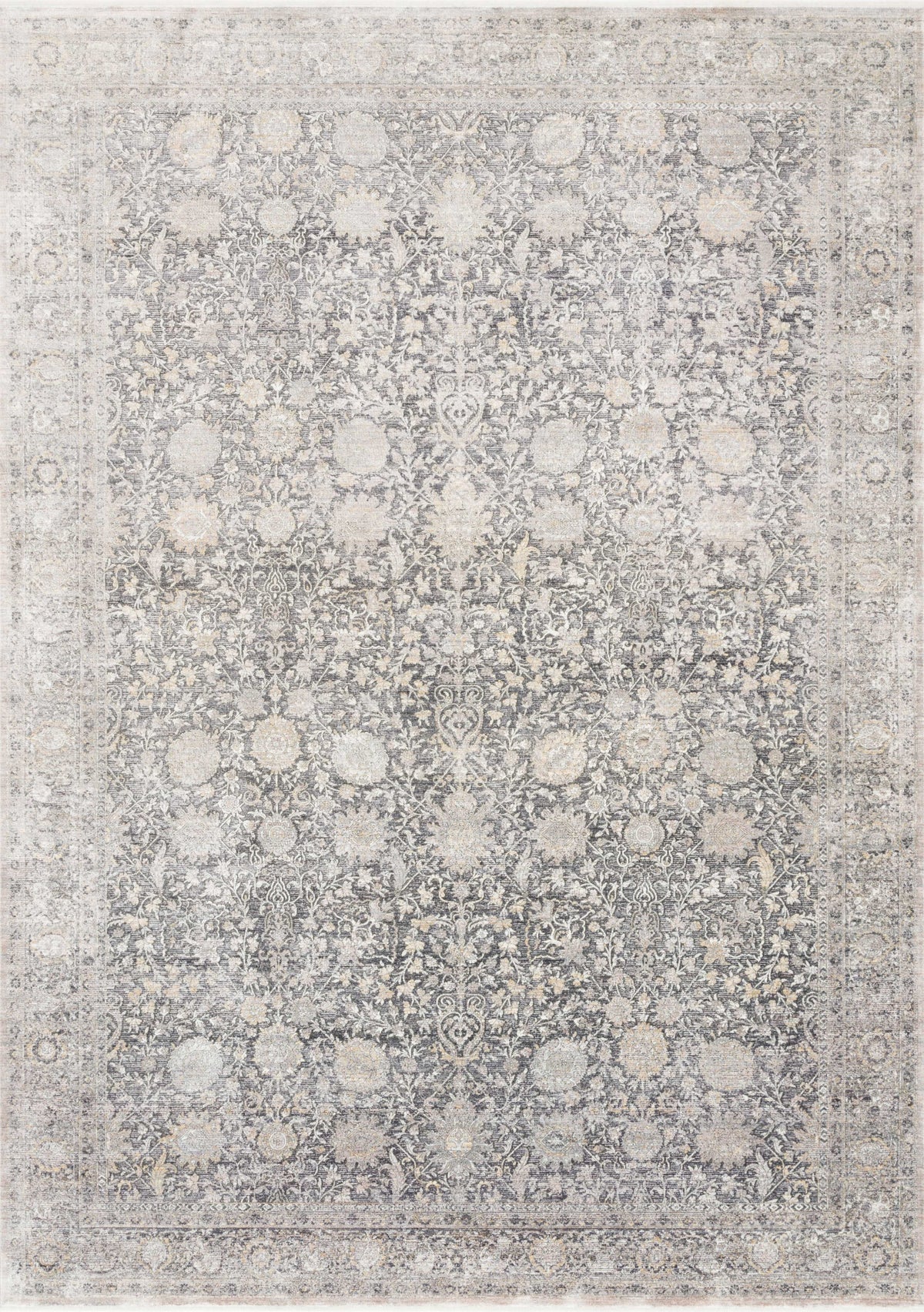 Charcoal Sand 5' x 7'3 Rug S3344