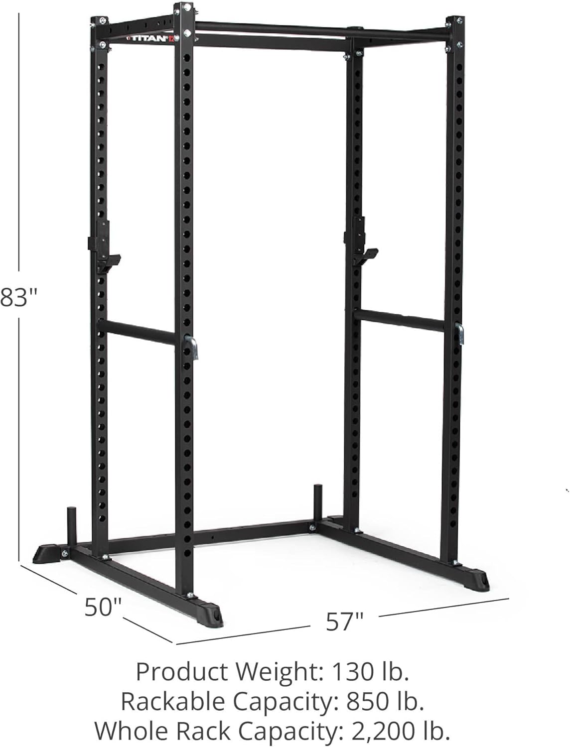 83" Power Rack with Pull Up Bar and J-Hooks K668