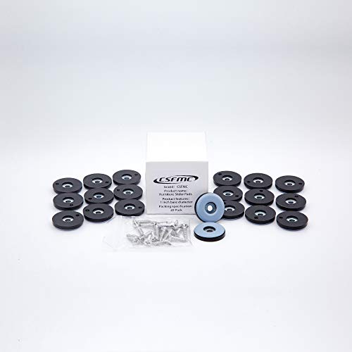 24 Pack 3/4 inch PTFE Furniture Sliders F45918