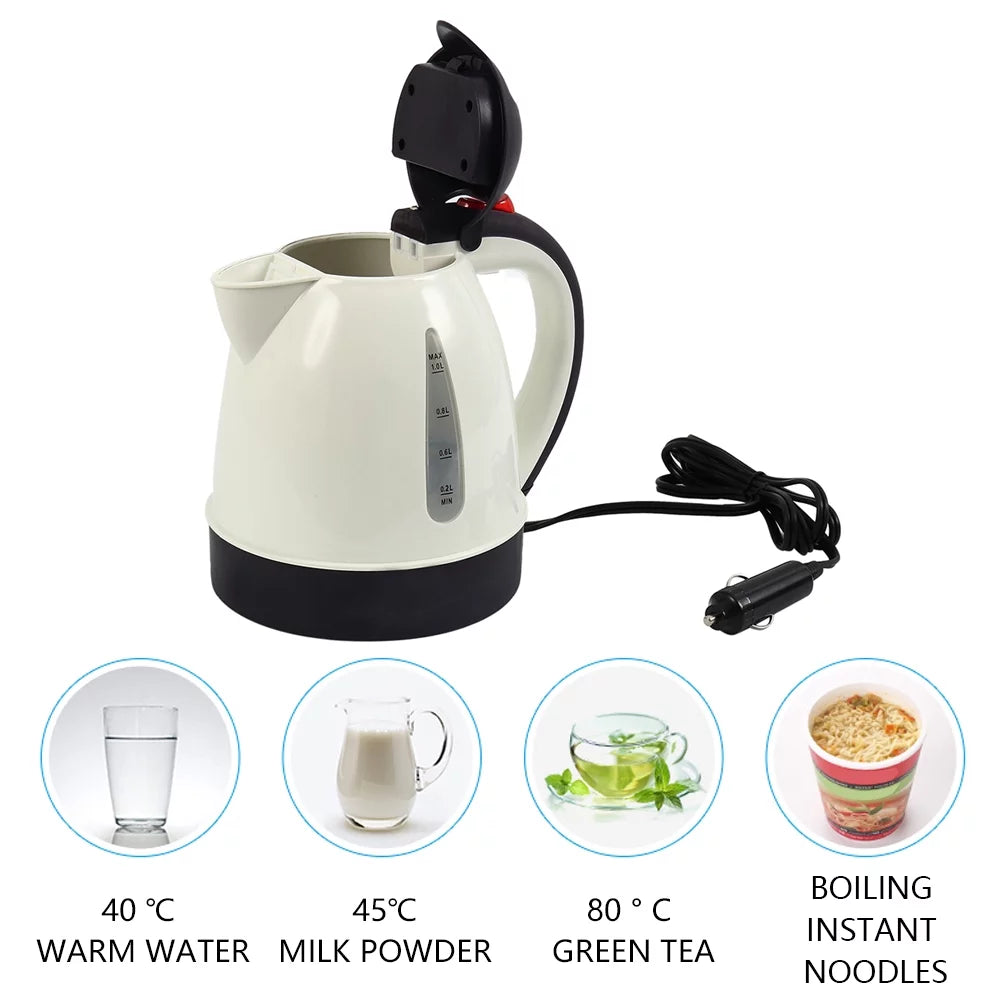 Portable 12V 1000ml Electric Kettle J637979