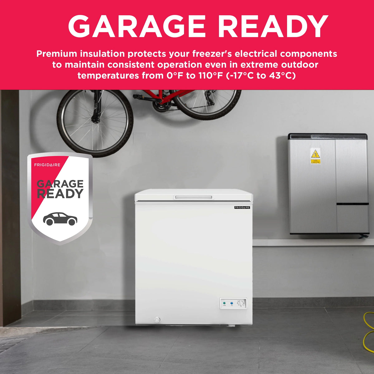 5.0 Cu. ft. White Chest Freezer P23196