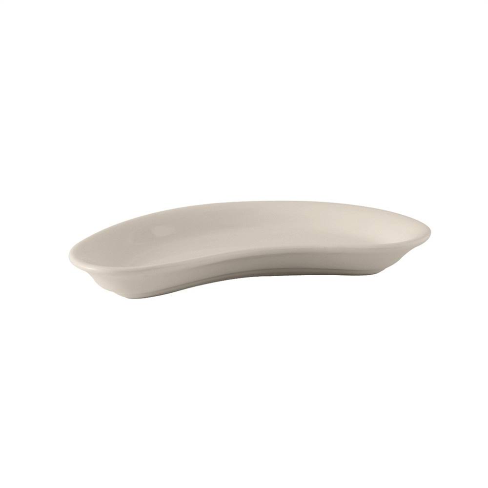 8 3/4 x 4 1/8 x 1 1/8 Crescent Dish Eggshell Case of 12 V40712