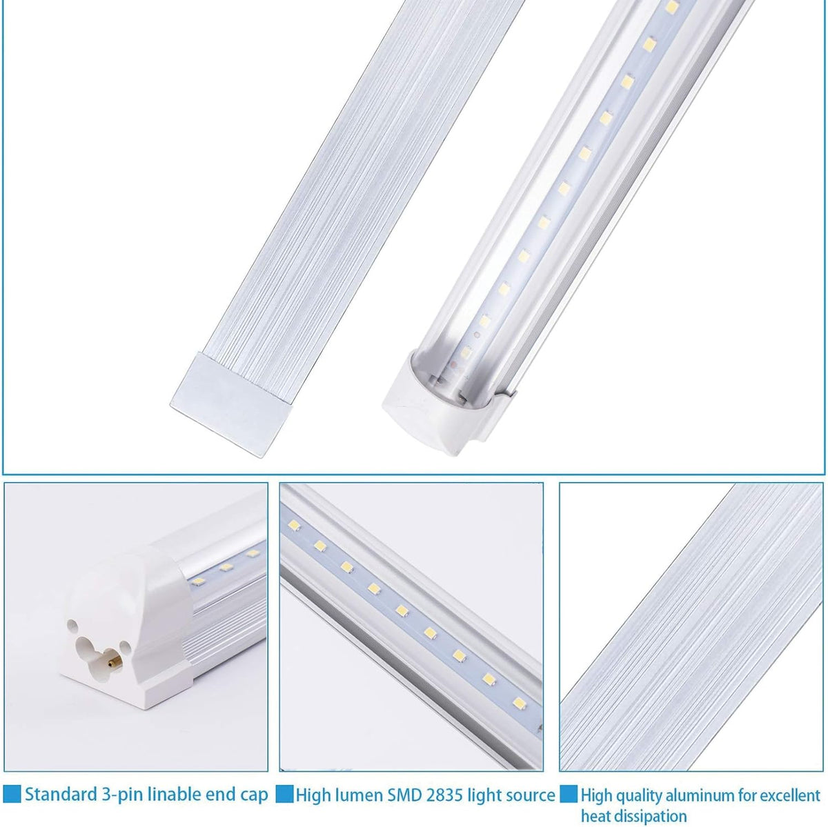4FT 24W 6000K LED Shop Light Fixture M76320
