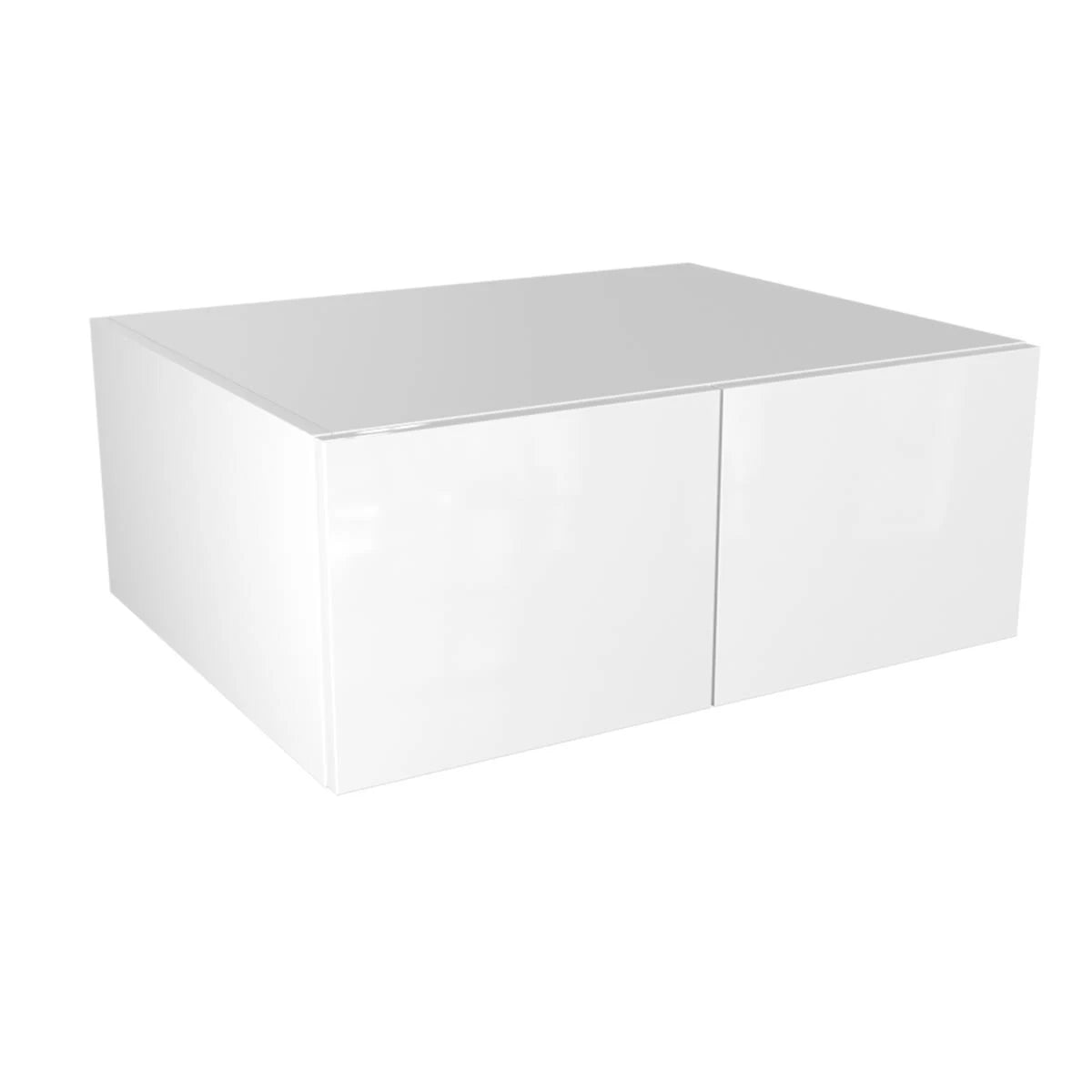 White Gloss Bridge Wall Cabinet Q7218