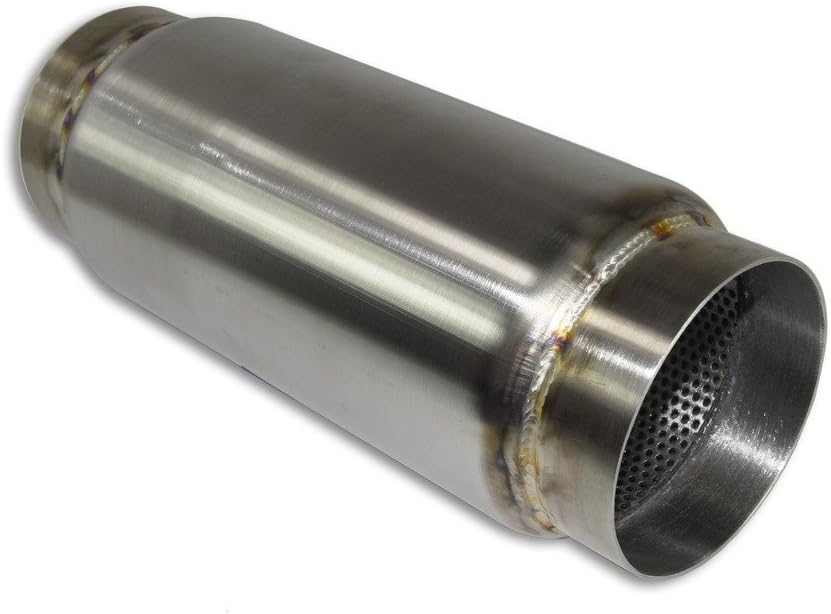 3.5” X 8" Stainless Bullet Race Muffler X3034