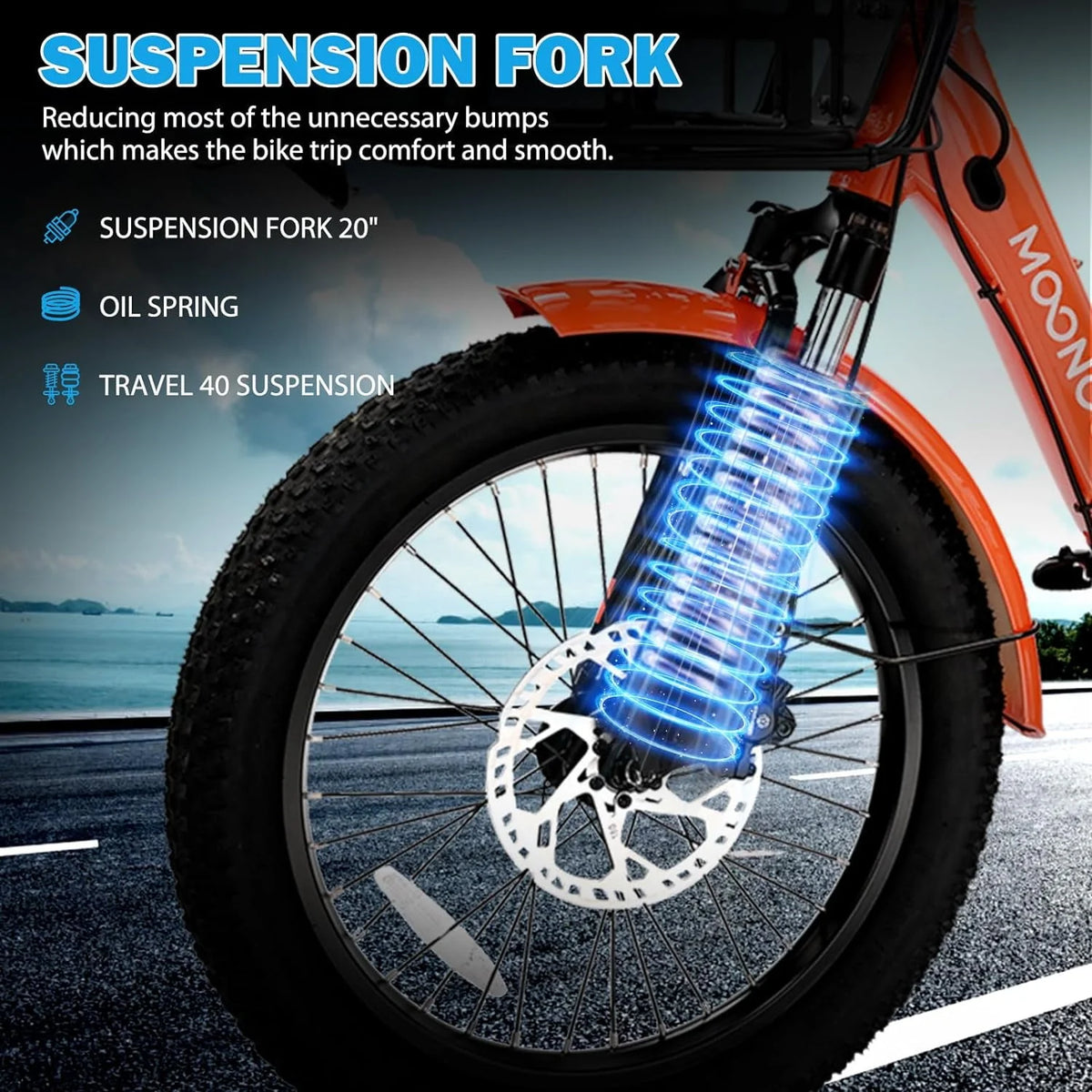 350W 7 Speed 3 Wheel Electric Tricycle with Rear Basket A741