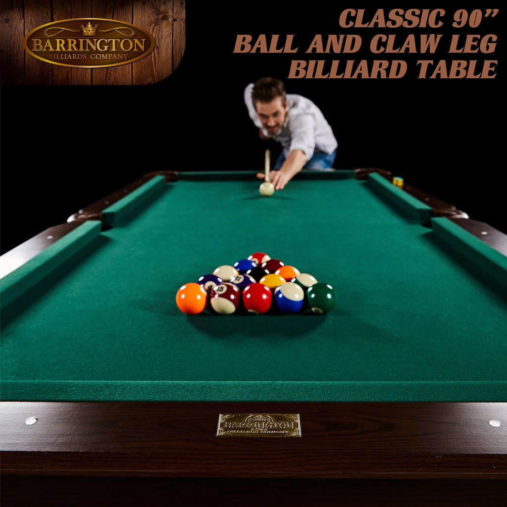 Burgundy Pool Table with Cue Rack and Dartboard Set K576915