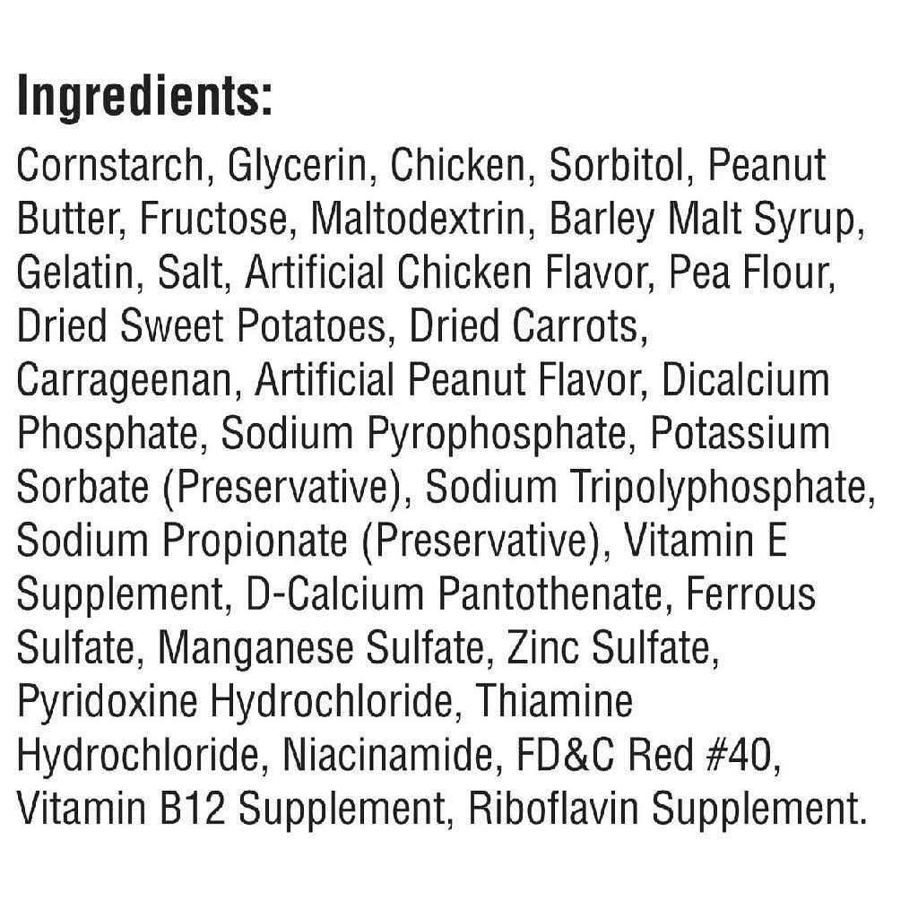 Peanut Butter Dog Chews Q427635