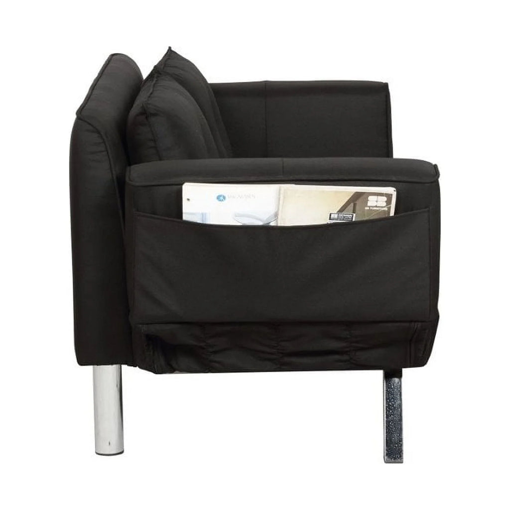Black Convertible Sofa E106