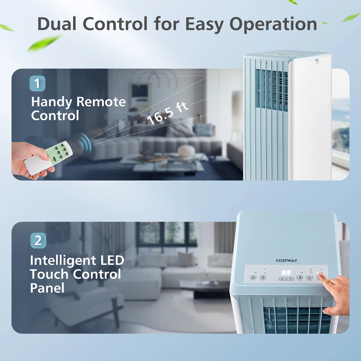 7100 BTU Portable Air Conditioner 3-in-1 A6280