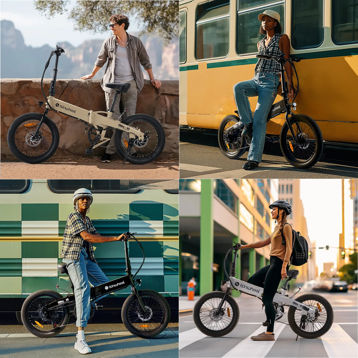 500W 20MPH 48V Removable Battery Folding Electric Bike Q7397