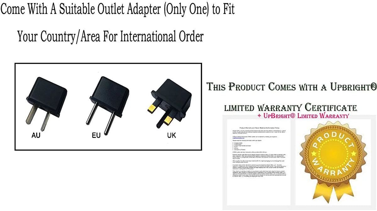 Adapter Power Supply Cord Cable Charger U58667