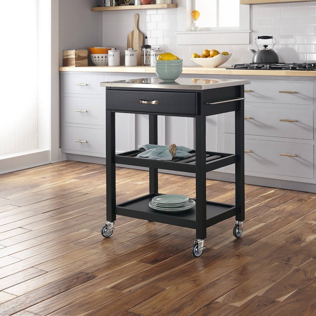 Black Kitchen Cart D40769