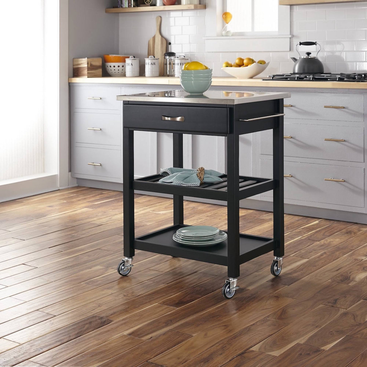 Black Kitchen Cart D40769