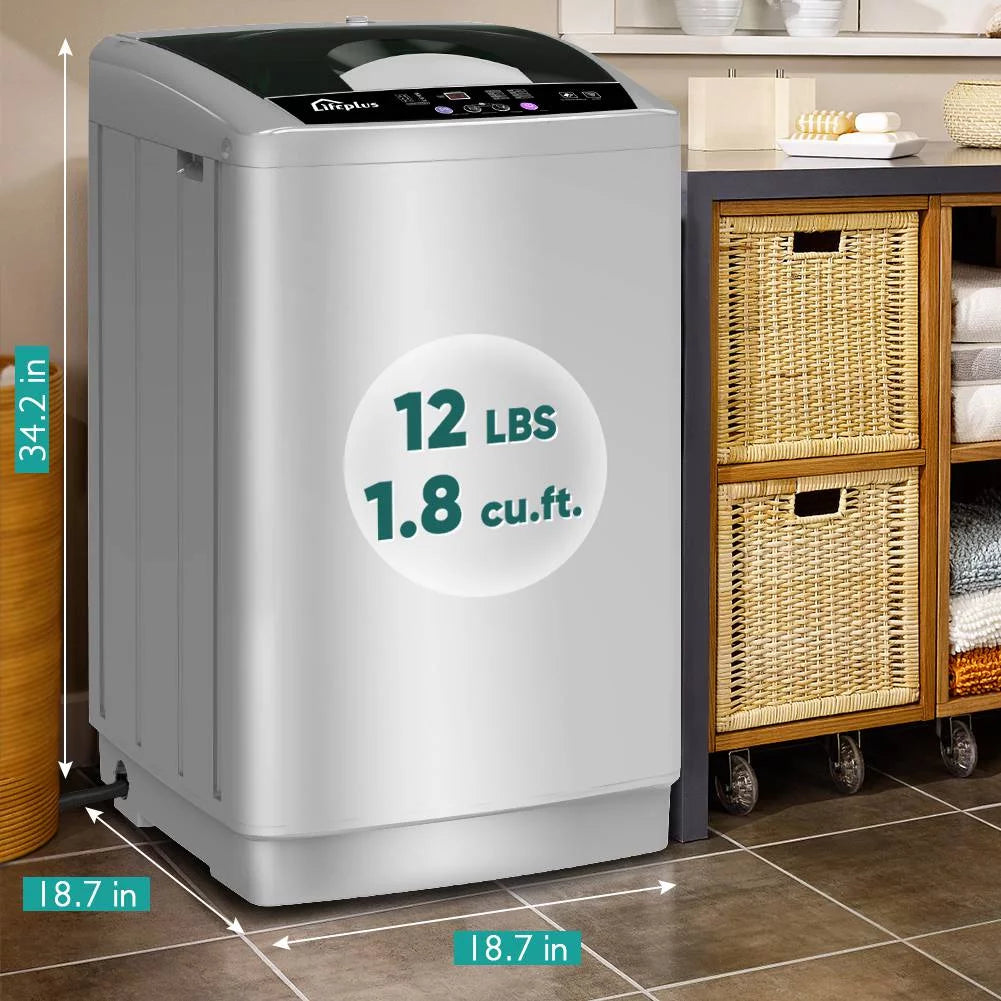 Portable Full-Automatic 1.8 Cu. ft. Top Load Washing Machine A601284