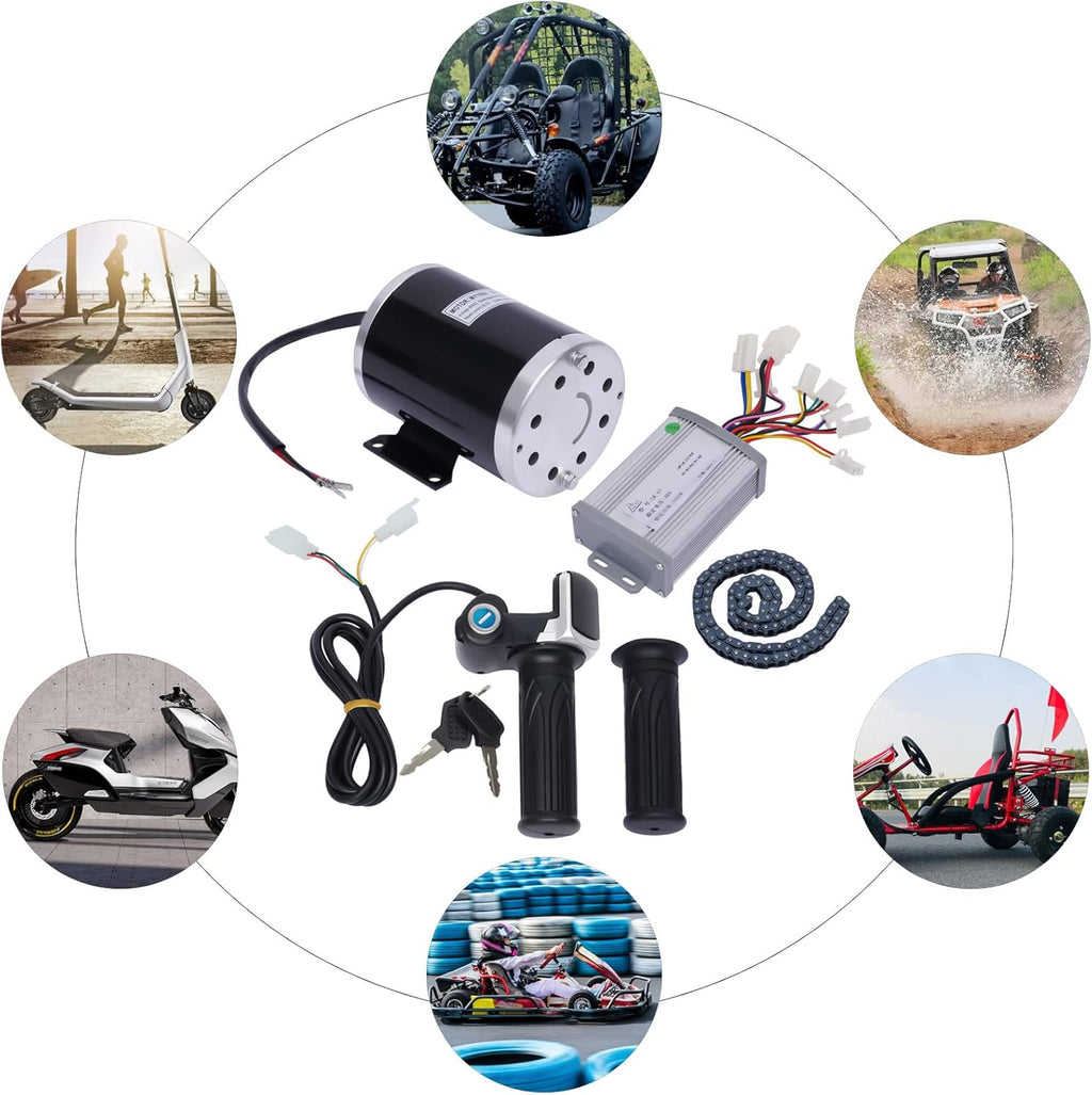 48V 1000W Brush Electric Bicycle Conversion Kit with Controller 3 Speed Gears M531522