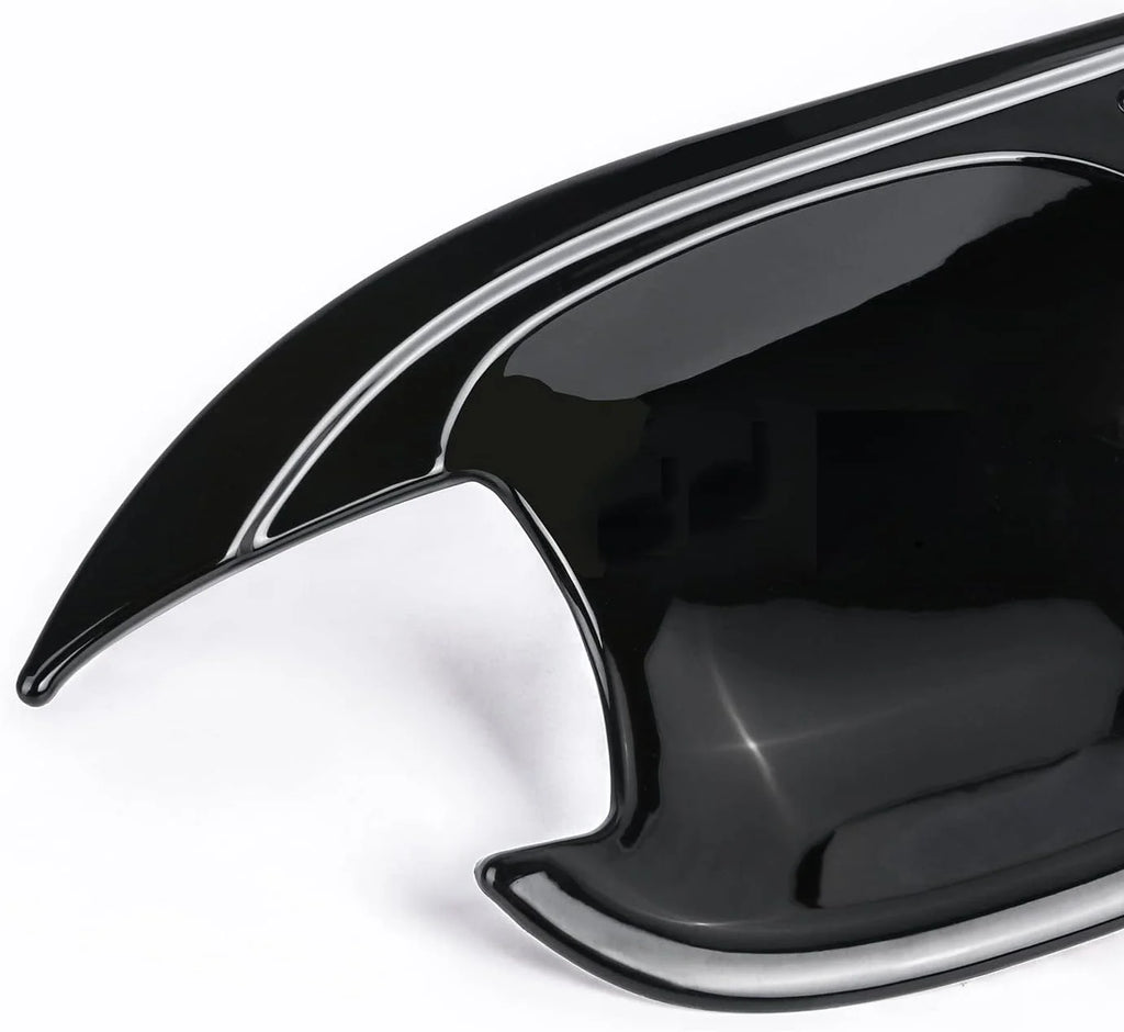 Glossy Black Exterior Door Handle Bowl Cover Trim Z65017