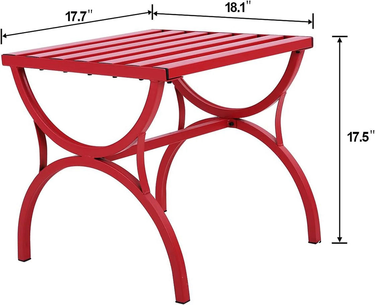 Square Steel Outdoor Patio Side Table L1169