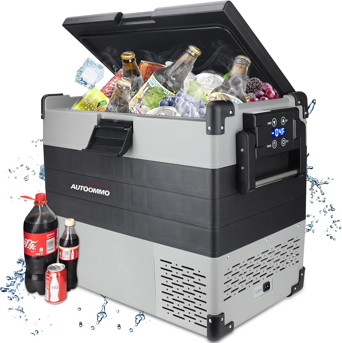 12 Volt 55 Quart Portable Car Refrigerator H58723
