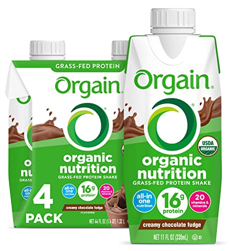 11 Fl Oz Pack of 12 Organic Whey Protein Shake G82205