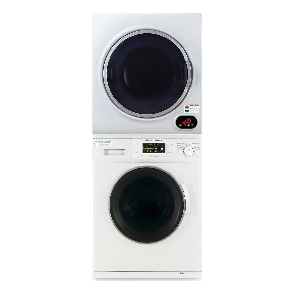 110V Compact Washer and Vented Sensor Dryer Set D291979