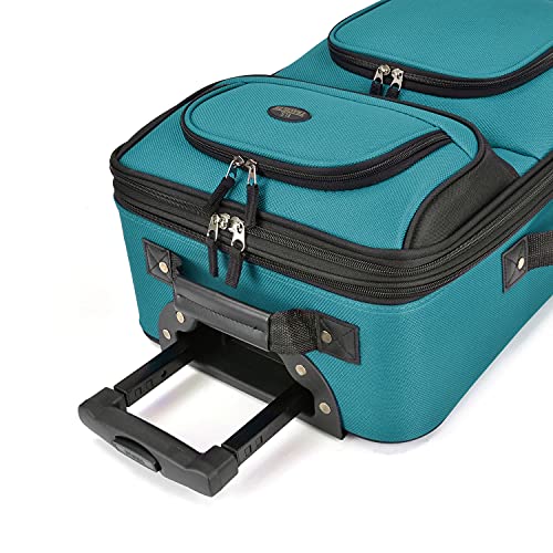 Camouflage 20" Softside Expandable Carry-On Suitcase Set O87136